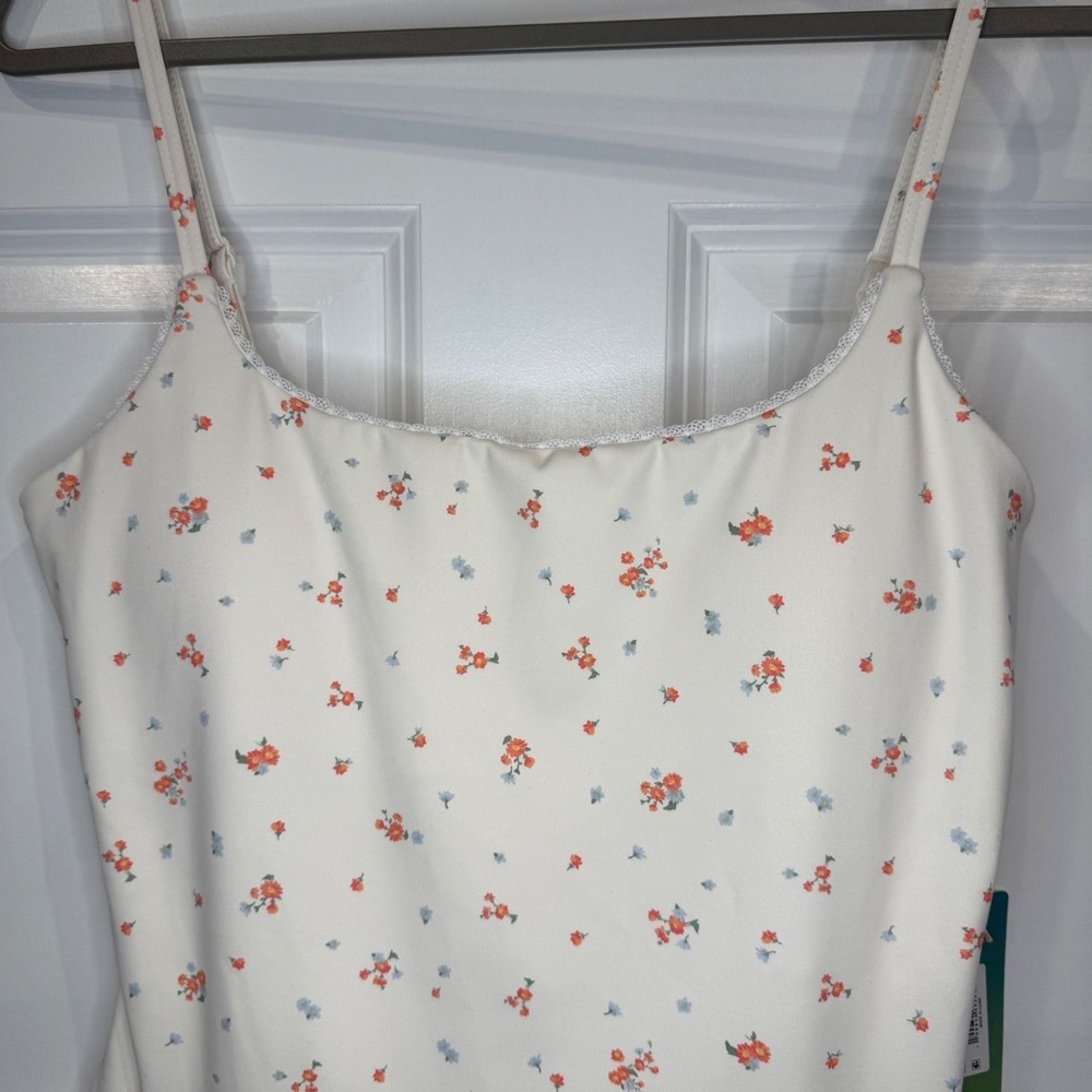 Altar'd State Floral Print Lace Trim Sports Active Mini Dress Size 2XL - Picture 6 of 10